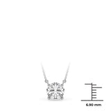 1.0 CT Round Diamond Solitaire Pendant