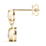 14K Yellow Gold Diamond Stud Earrings 0.25ctw