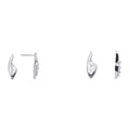 0.24 CTW Round Diamond Three Stone Earrings