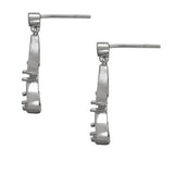 0.46 CT Round Diamond Stud Earrings