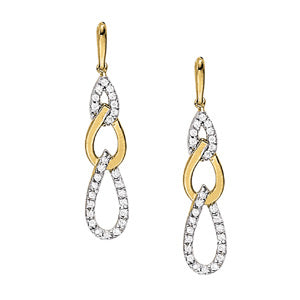 Multi-Diamond Round Stud Earrings