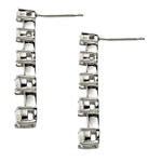 Round Diamond Journey Stud Earrings