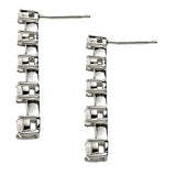 Round Diamond Journey Stud Earrings