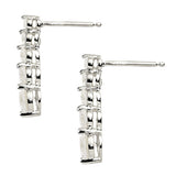 Round Diamond Journey Earring Set