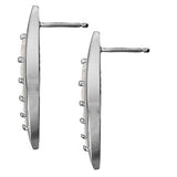 Round Diamond Journey Stud Earrings