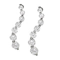 Diamond Journey Round Stud Earrings