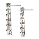 Diamond Journey Round Stud Earrings