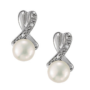 Round Diamond Stud Earrings