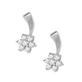 Multi-Diamond Round Stud Earrings