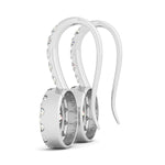 Round Diamond Halo Earring Set