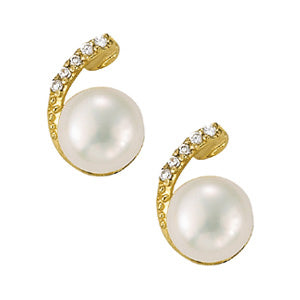 Multi-Diamond Round Stud Earrings