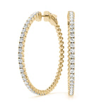 14K Yellow Gold Round Diamond Fashion Ring