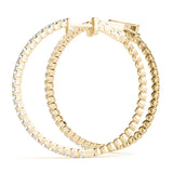 14K Yellow Gold Round Diamond Fashion Ring