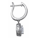Round Diamond 14K Gold Single Stud Earring