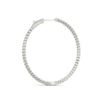 Round Diamond Inside Out Hoop Earrings