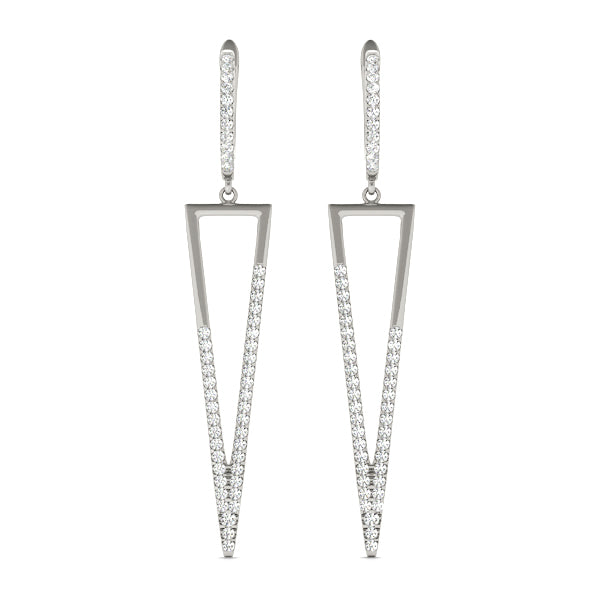 Multi-Diamond Round Stud Earrings