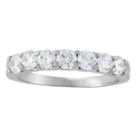 Multi-Diamond Wedding Band in Precious Metals