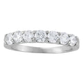 Multi-Diamond Wedding Band in Precious Metals