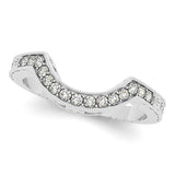 15-Stone Round Diamond Wedding Band