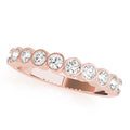 18K Rose Gold Diamond Wedding Ring