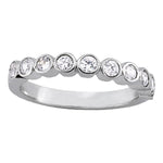 12-Diamond Round Wedding Ring