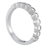 12-Diamond Round Wedding Ring