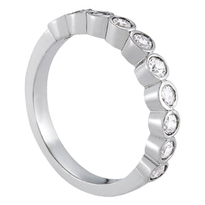 12-Diamond Round Wedding Ring
