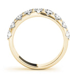 14K Yellow Gold 0.18 CT Diamond Wedding Band