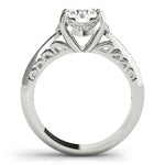 1.0 CT Round Diamond Single Row Ring