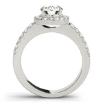 Round Diamond Halo Engagement Ring