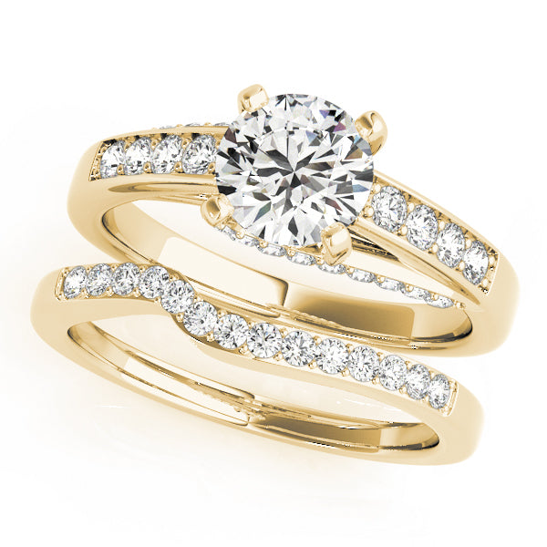 18K Yellow Gold 1.33ctw Round Diamond Ring