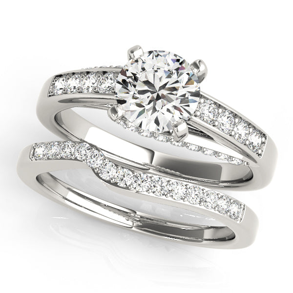 1 CT Round Diamond Engagement Ring