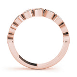14K Rose Gold Multi-Stone Diamond Ring