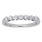 7-Stone Round Diamond Wedding Band