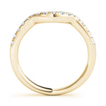 18K Yellow Gold 0.18 CT Diamond Wedding Band