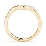 18K Yellow Gold 0.18 CT Diamond Wedding Band