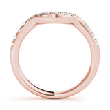 14K Rose Gold Diamond Wedding Ring