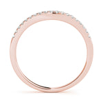 14K Rose Gold Diamond Wedding Ring