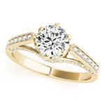 18K Yellow Gold 1 ct Diamond Engagement Ring