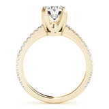 14K Yellow Gold 1.25 ctw Diamond Engagement Ring