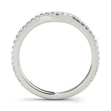 Multi-Diamond PavÃ© Wedding Ring