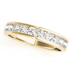 14K Yellow Gold 0.75ctw Diamond Wedding Band