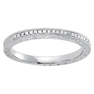 Multi-Diamond 14K Gold Wedding Ring