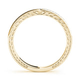 14K Yellow Gold Diamond Wedding Band Ring