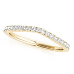 14K Yellow Gold Diamond Wedding Ring