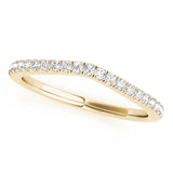 14K Yellow Gold Diamond Wedding Ring