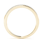 14K Yellow Gold 0.10ctw Diamond Wedding Band