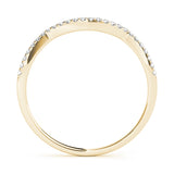 18K Yellow Gold Multi-Diamond Wedding Band