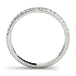 Round Diamond Pave Wedding Band