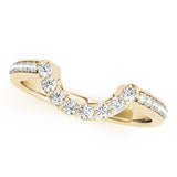 14K Yellow Gold Multi-Diamond Wedding Band